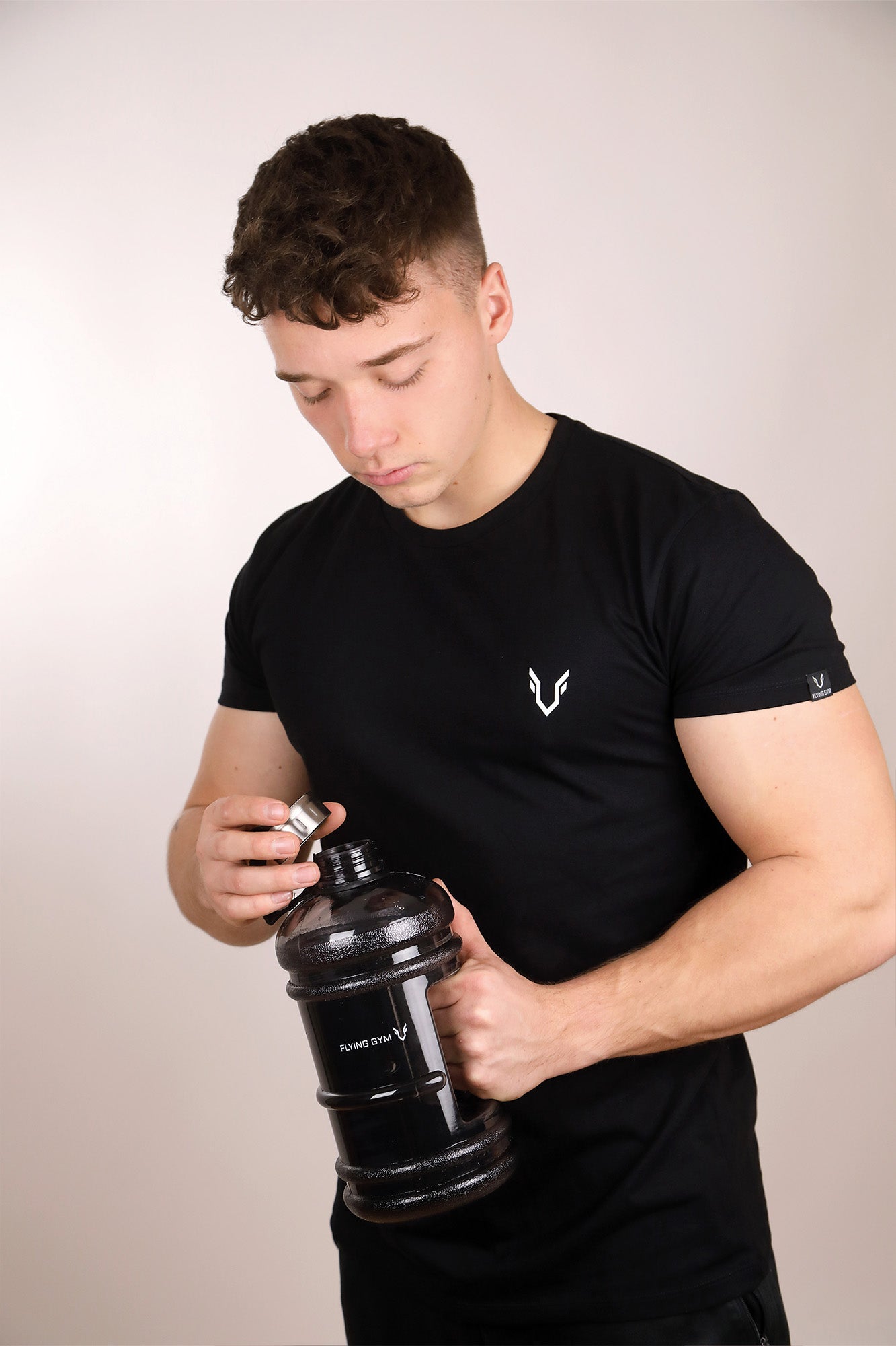 XXL Trinkflasche 2,2L im Hanteldesign